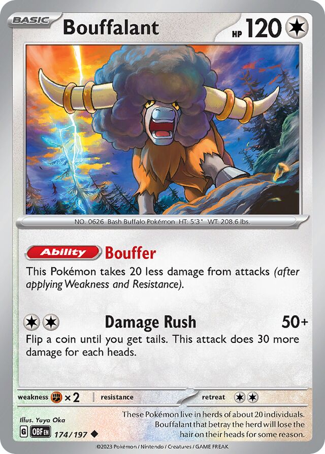 174/197 Bouffalant OBF Uncommon