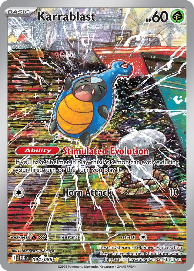 Karrablast Black Bolt 094/086 Illustration Rare