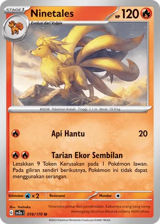Ninetales (Black Shine 016/170)