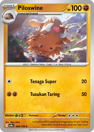 Piloswine (Bonds of Destiny 064/139)