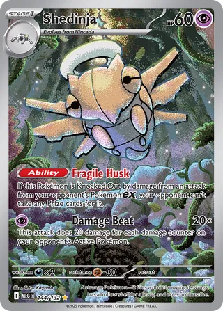 144/132 Shedinja MEG Illustration Rare