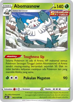 Abomasnow (Silver Lance 002/070)