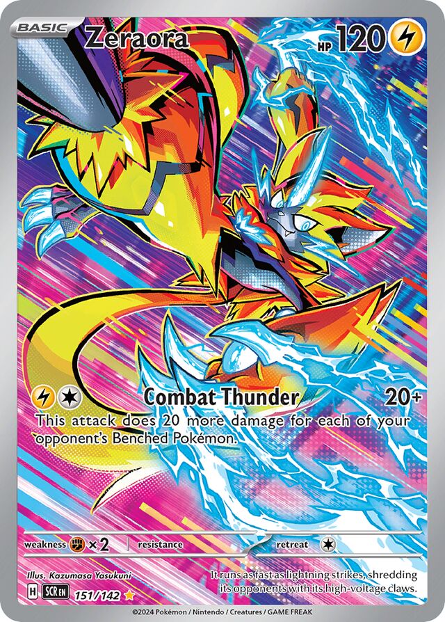 Zeraora Stellar Crown 151/142 Illustration Rare