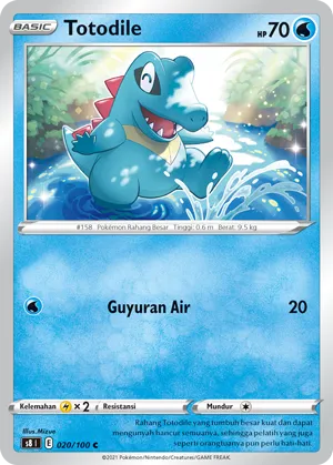 Totodile (Fusion Arts 020/100)