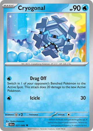 Cryogonal (Black Bolt 027/086)