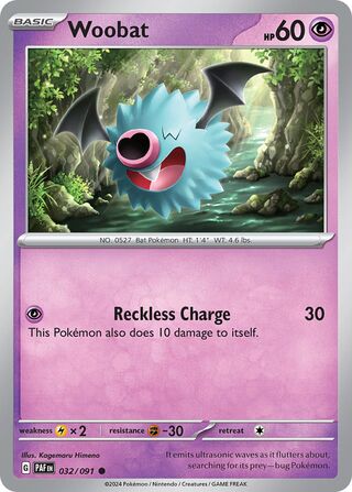 Woobat (Paldean Fates 032/091)