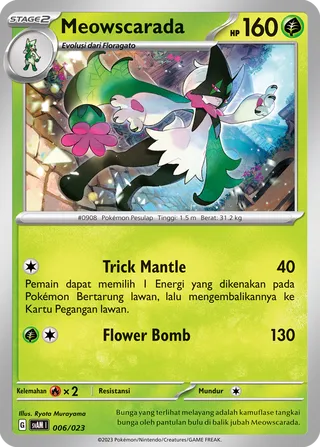 Meowscarada (Sprigatito & Lucario ex Starter Deck ex 006/023)