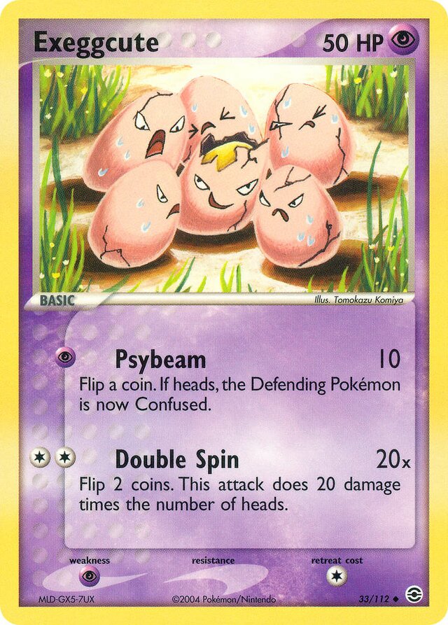 33/112 Exeggcute RG Uncommon