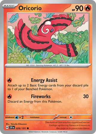Oricorio (Surging Sparks 026/191)