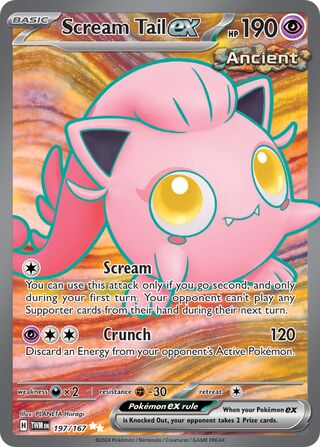 Scream Tail ex (Twilight Masquerade 197/167)