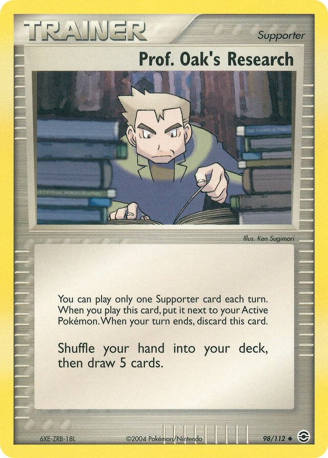 98/112 Prof. Oak's Research RG Uncommon