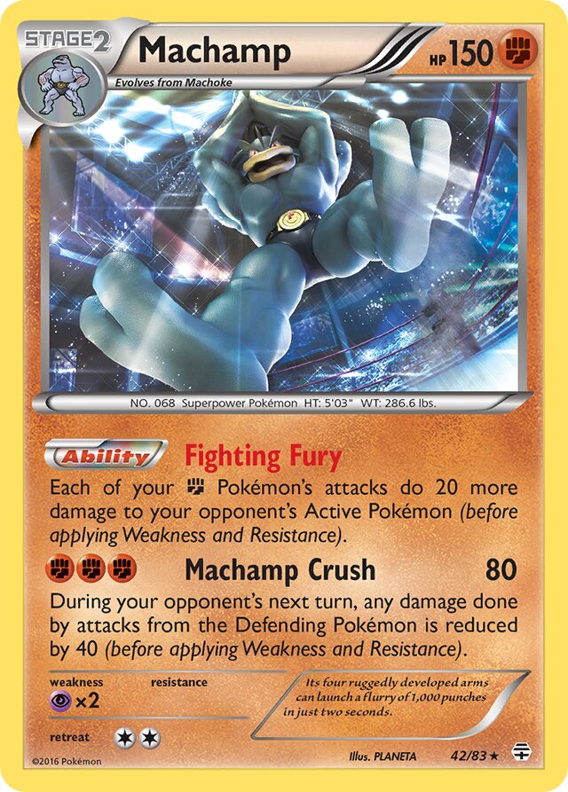 Machamp Generations 42/83 Rare Holo