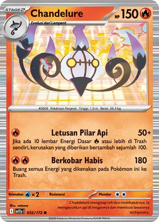 Chandelure (Black & White 032/172)