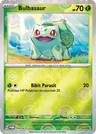 Bulbasaur (Scarlet & Violet Promos 114/SV-P)