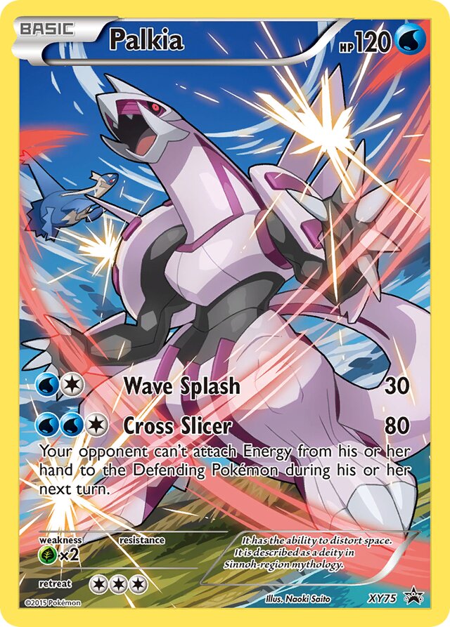 Palkia XY Black Star Promos XY75 PROMO