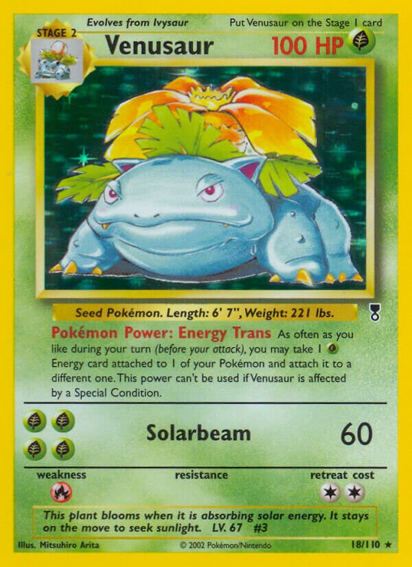 18/110 Venusaur LC Rare Holo