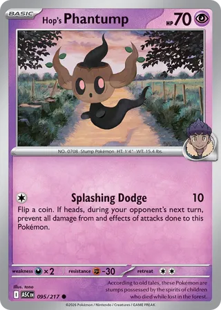 Hop's Phantump (Ascended Heroes 095/217)