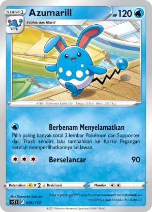 Azumarill (Evolution V Starter Deck 036/172)