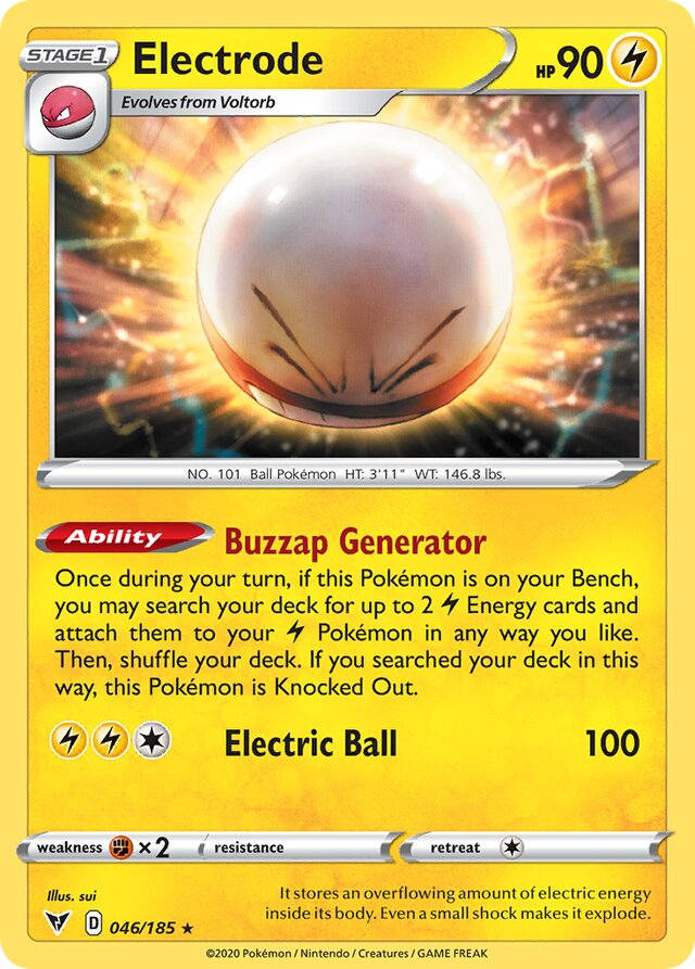 046/185 Electrode VIV Rare Holo