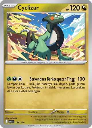 Cyclizar (Shiny Treasure ex 136/190)