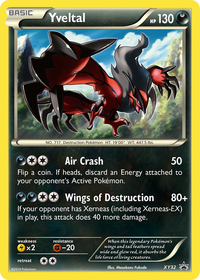 Yveltal XY Black Star Promos XY32 PROMO