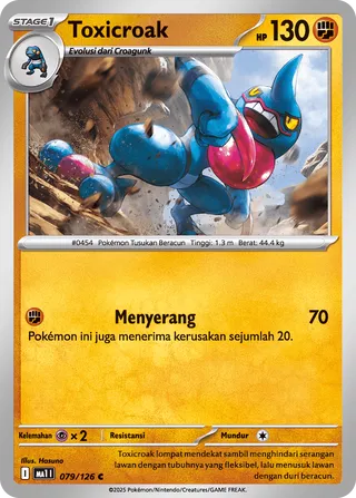 Toxicroak (Mega Evolution 079/126)