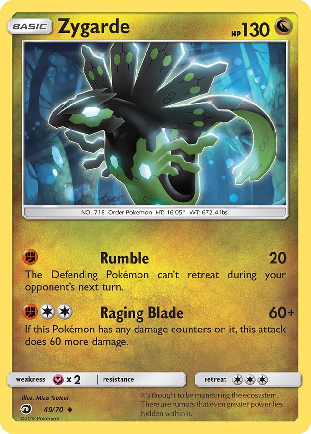 Zygarde Dragon Majesty 49/70 Uncommon
