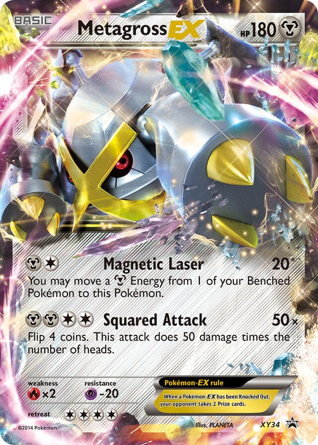 MetagrossEX XY Black Star Promos XY34 PROMO