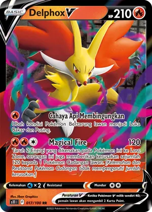 Delphox V (Lost Abyss 017/100)