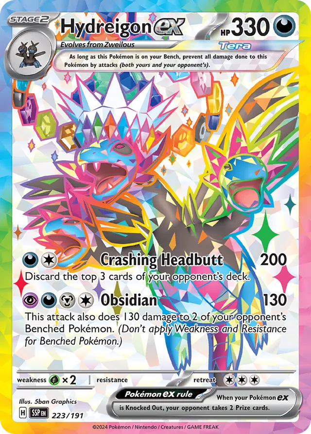 223/191 Hydreigonex SSP Ultra Rare
