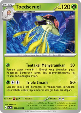 Toedscruel (Violet ex 011/078)