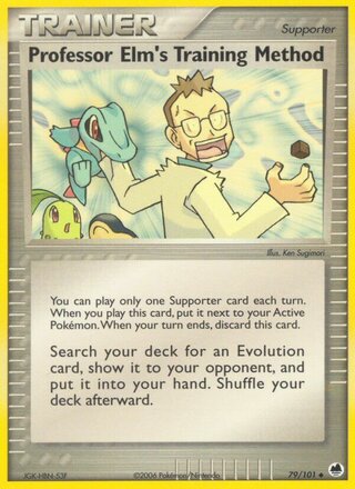 Professor Elm's Training Method (EX Dragon Frontiers 79/101)