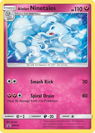 Alolan Ninetales (Sun & Moon Promos SM128)
