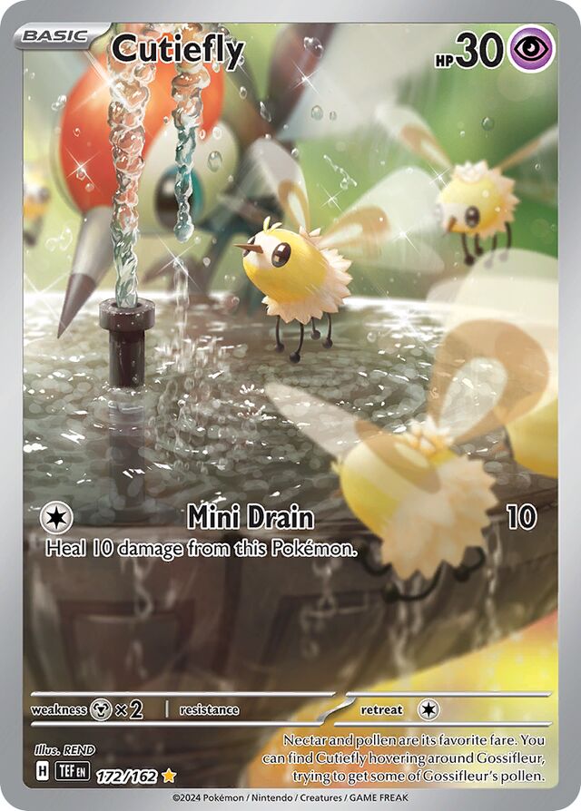 172/162 Cutiefly TEF Illustration Rare