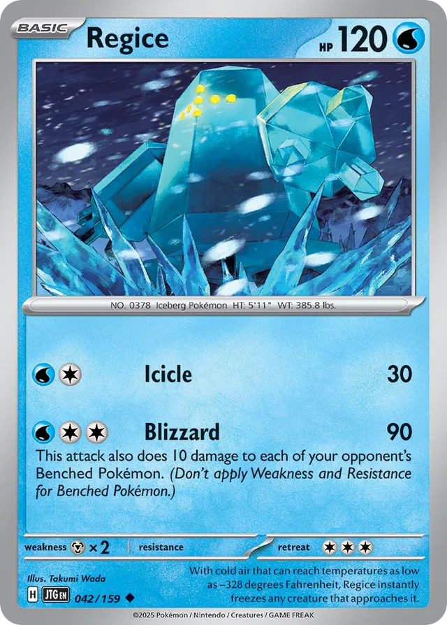Regice Journey Together 042/159 Uncommon