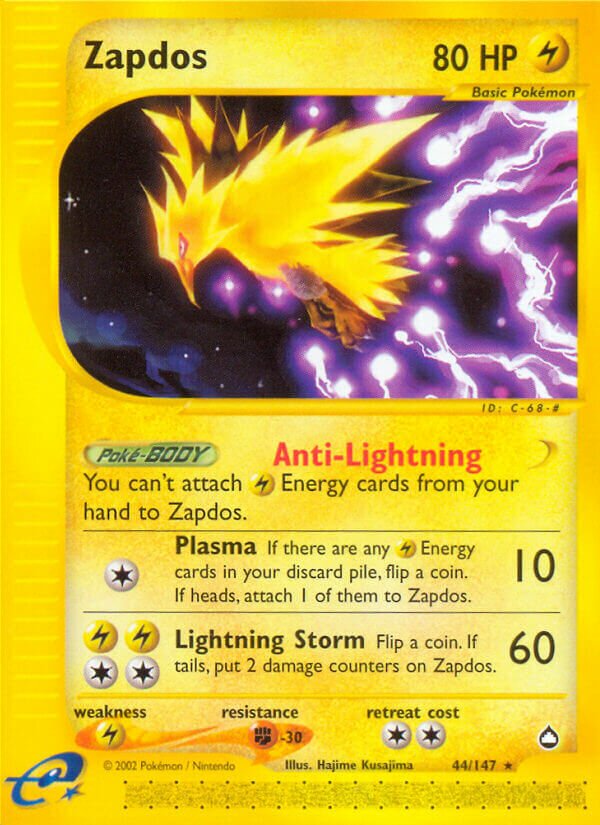 44/147 Zapdos AQ Rare