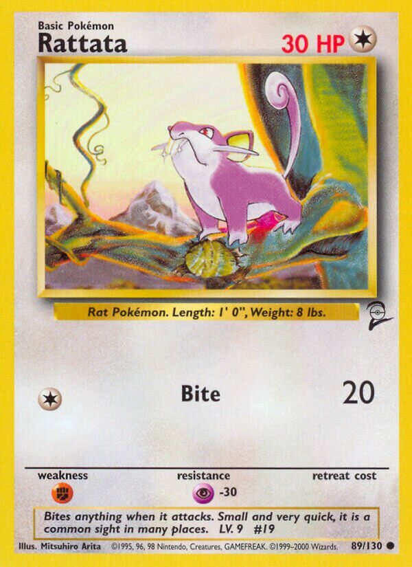 Rattata Base 2 89/130 Common