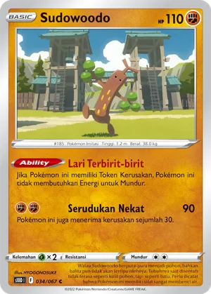 Sudowoodo (Time Gazer 034/067)
