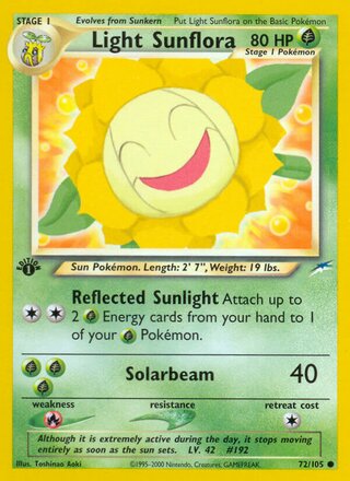 Light Sunflora (Neo Destiny 72/105)