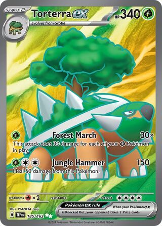 Torterra ex (Temporal Forces 185/162)