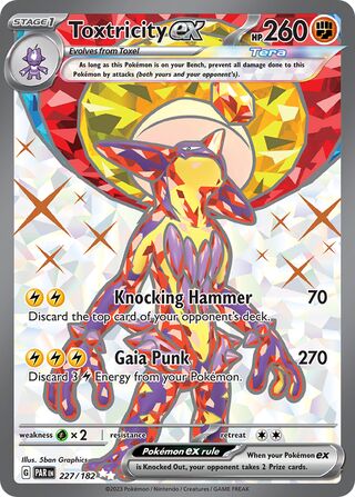 Toxtricity ex (Paradox Rift 227/182)