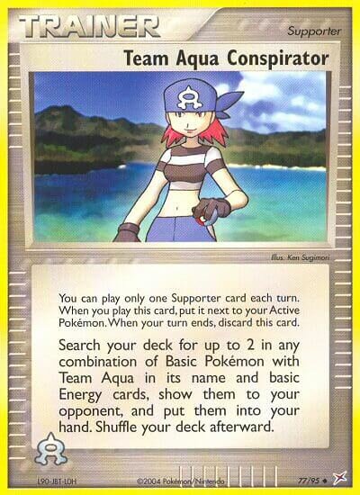 77/95 Team Aqua Conspirator MA Uncommon