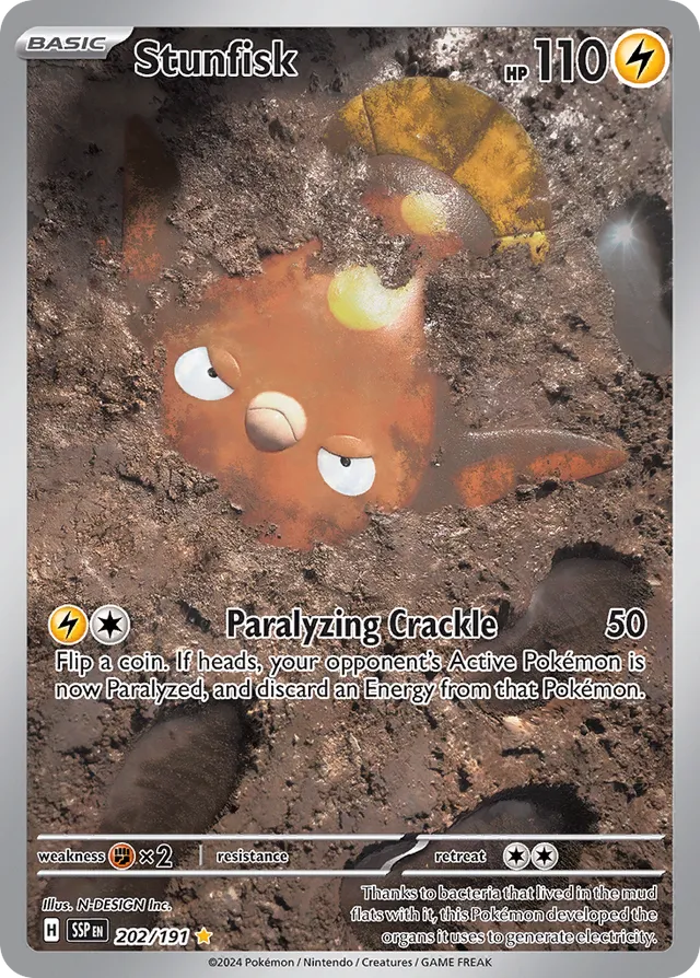 202/191 Stunfisk SSP Illustration Rare