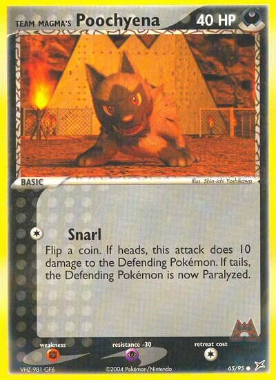 65/95 Team Magma's Poochyena MA Common