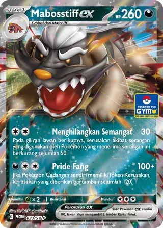 Mabosstiff ex (Scarlet & Violet Promos 033/SV-P)