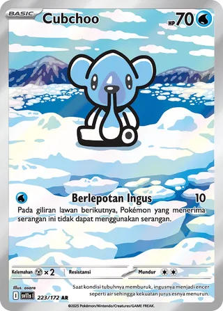 Cubchoo (Black & White 223/172)