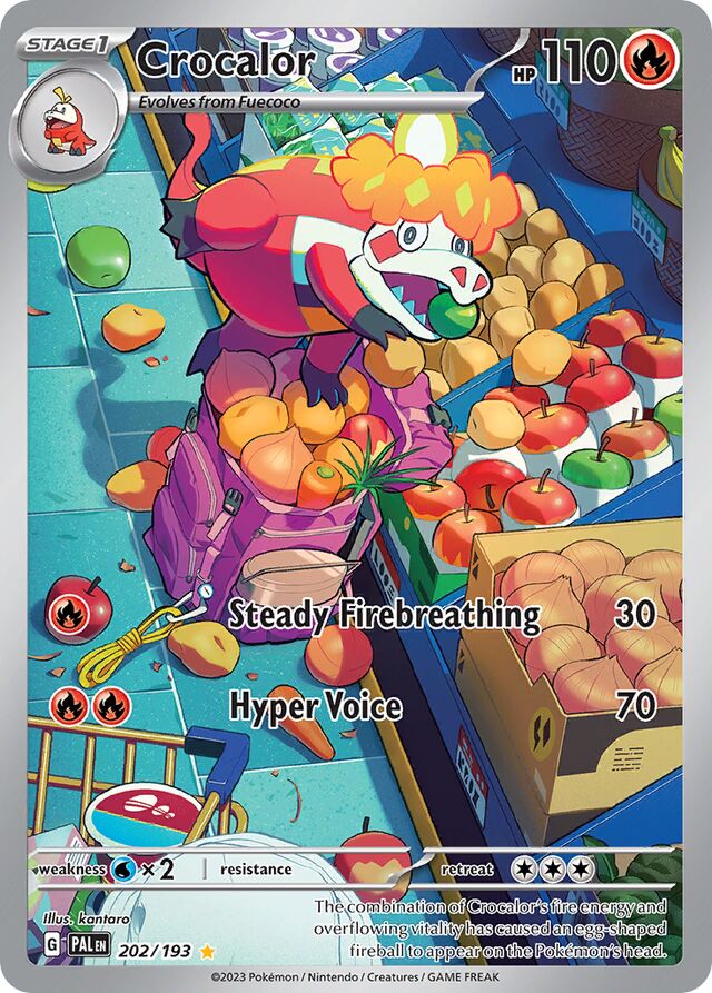 Crocalor Paldea Evolved 202/193 Illustration Rare
