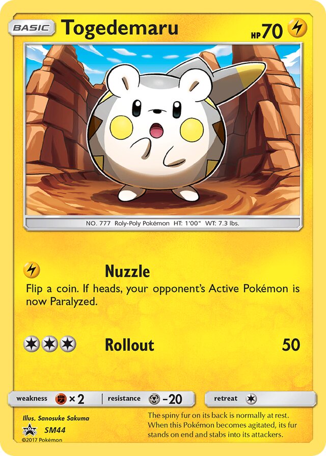 Togedemaru SM Black Star Promos SM44 PROMO