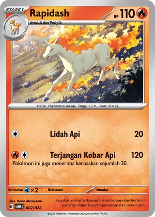 Rapidash (Ancient Koraidon ex Starter Deck 002/022)