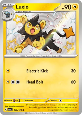 Luxio (Shiny Treasure ex 241/190)
